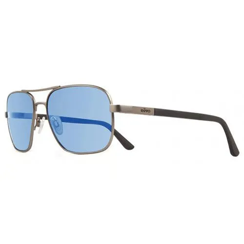 Freeman Sunglasses - Gun Metal Frames, Blue Water Crystal Lens