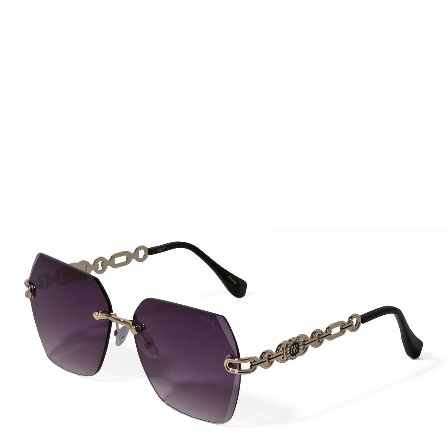 GEOMETRIC CLASSIC RIMLESS SUNGLASSES