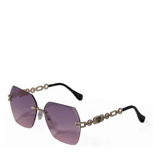 GEOMETRIC CLASSIC RIMLESS SUNGLASSES