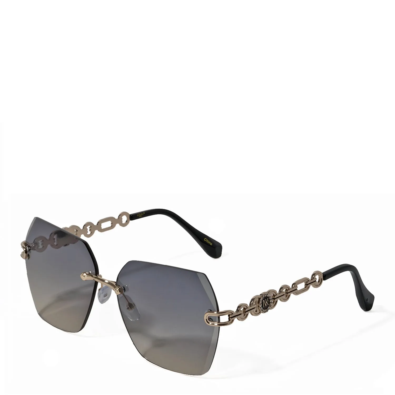 GEOMETRIC CLASSIC RIMLESS SUNGLASSES