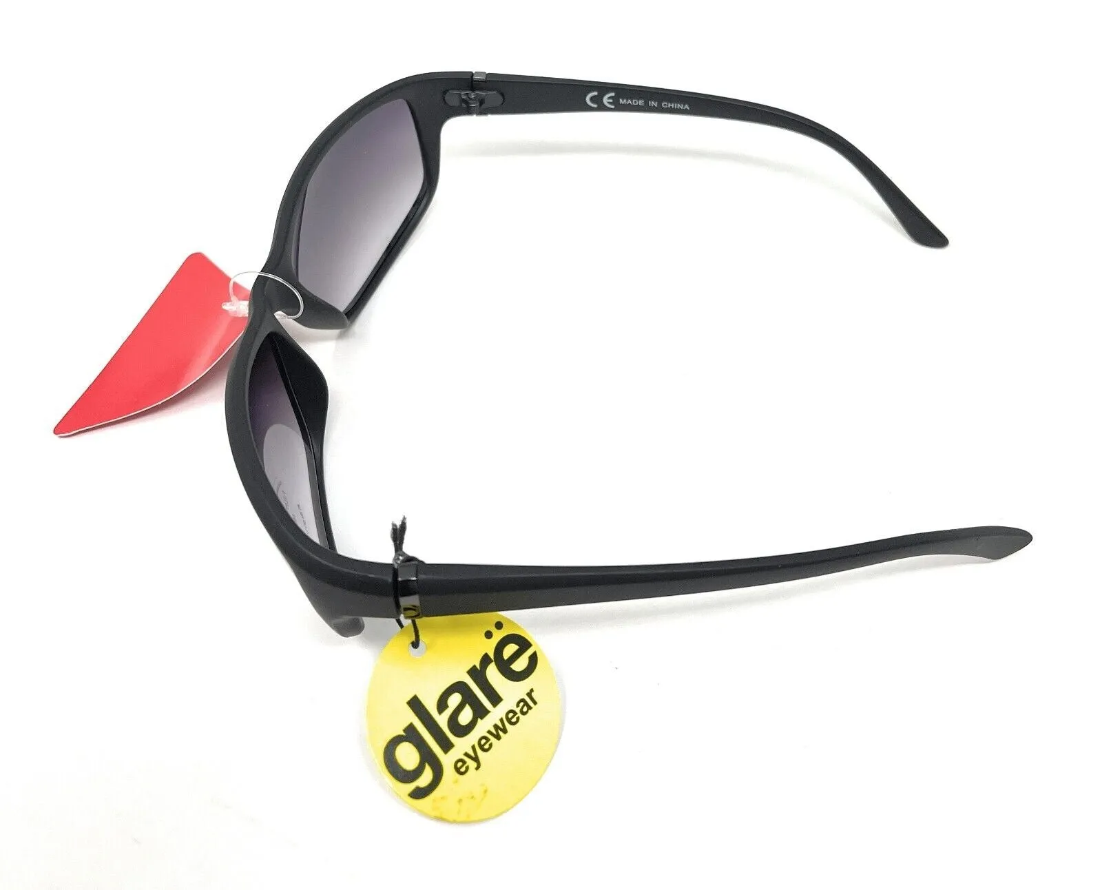 Glare Sunglasses Fashion Black Frame with Black Tinted Lens 1RHS81