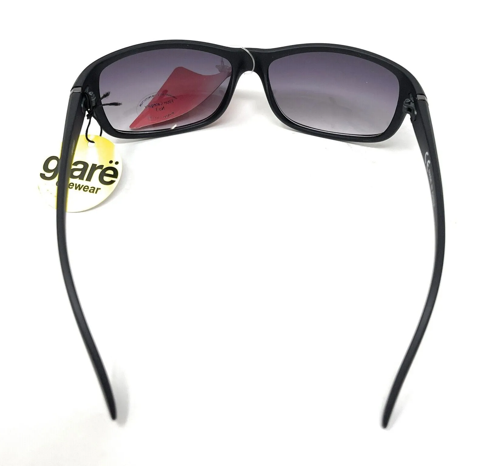 Glare Sunglasses Fashion Black Frame with Black Tinted Lens 1RHS81