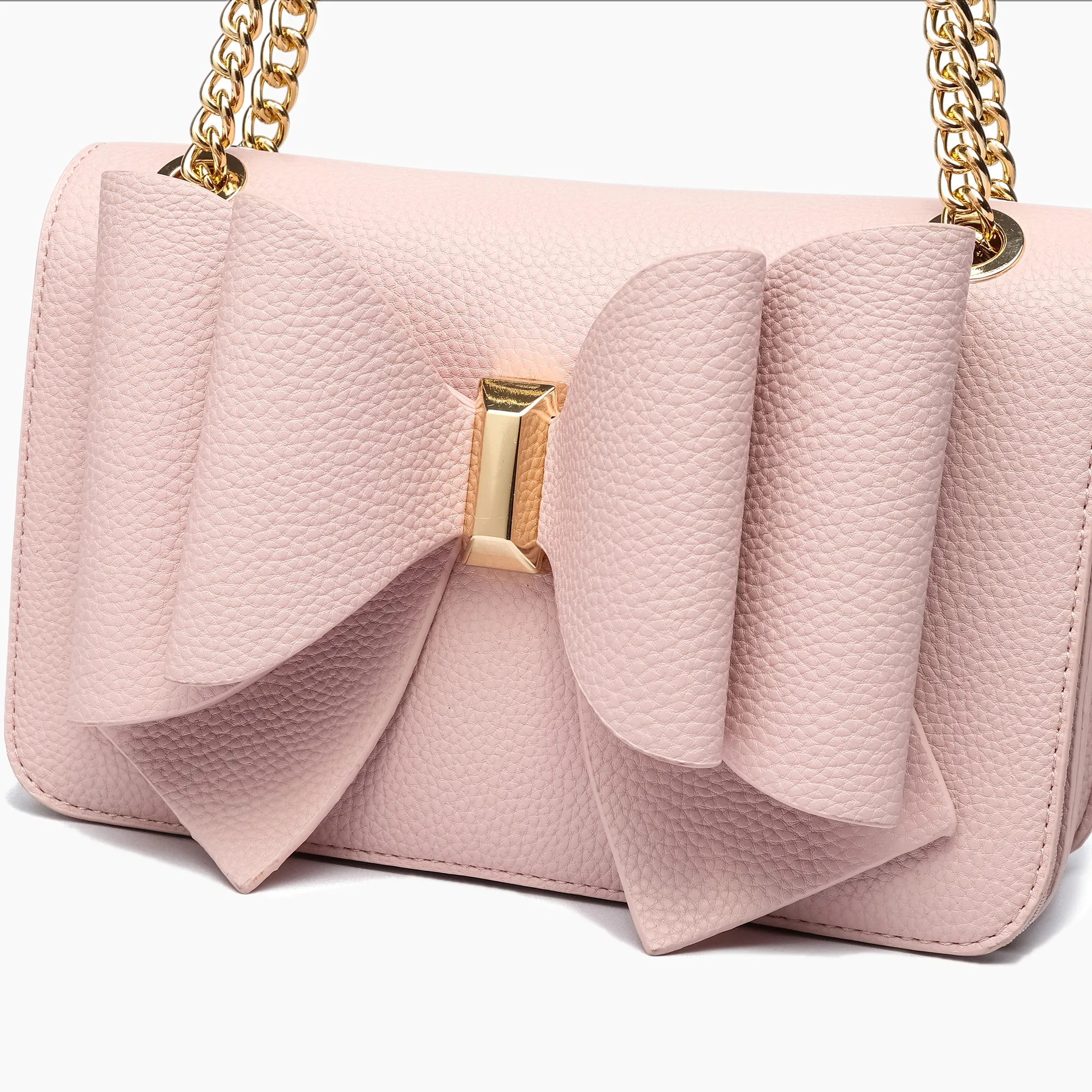 Instant Shipping! Jane Bow Crossbody: Blush