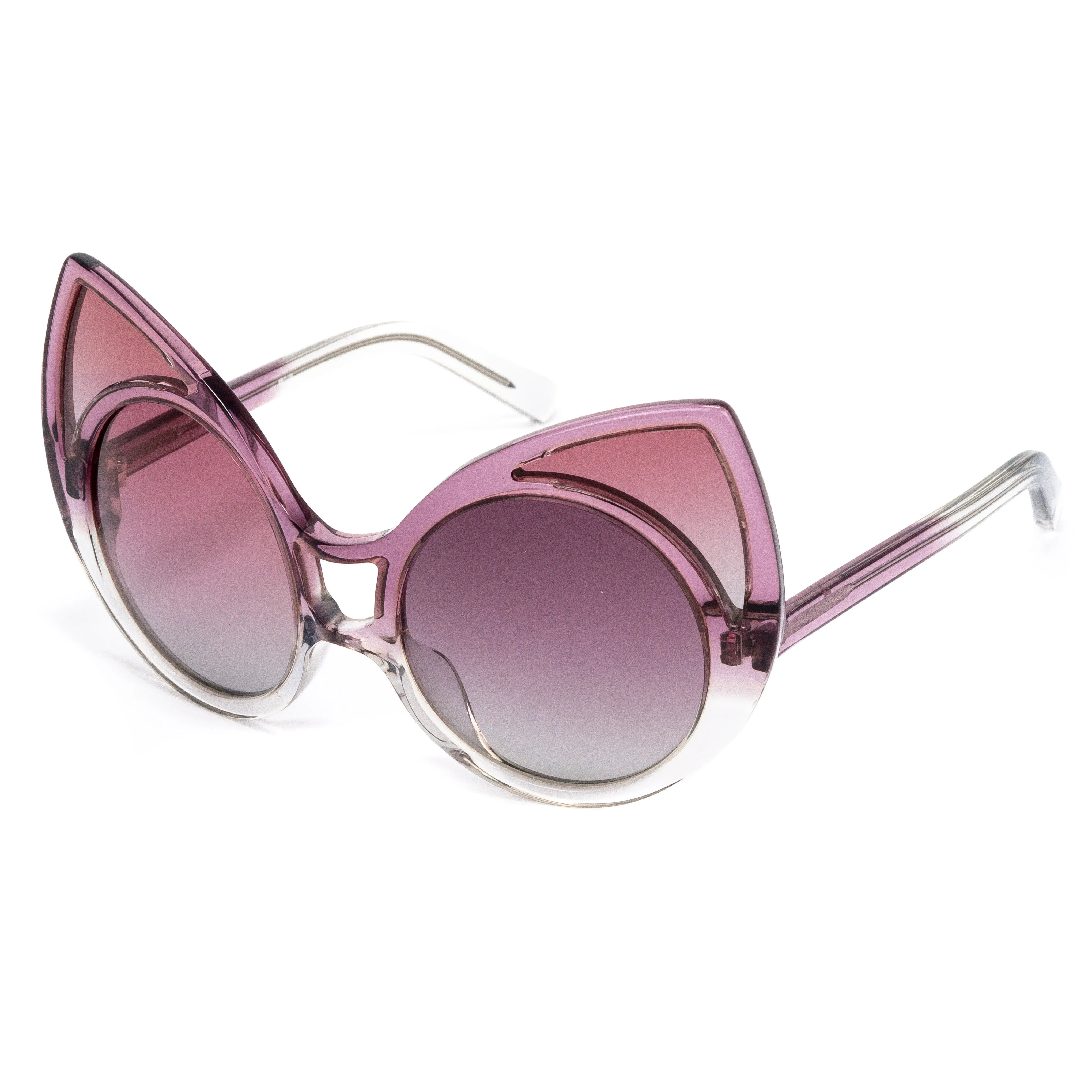 Khaleda And Fahad Ladies Cat Eye Purple Sunglasses KR1C18SUN