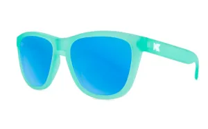 Knockaround Adult Polarized Premiums - Frosted Rubber Mint/Aqua