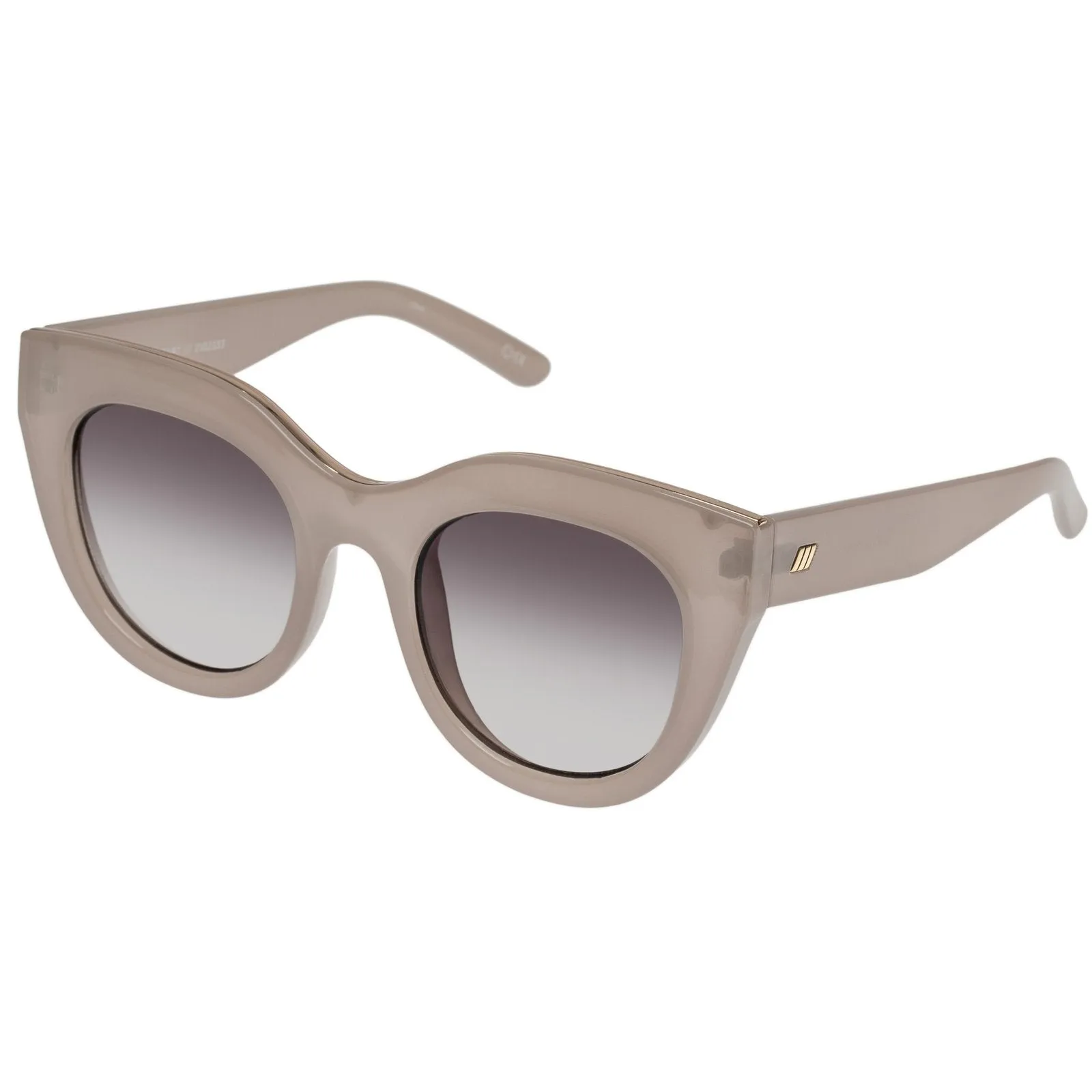 Le Specs Air Heart Sunglasses - Oatmeal