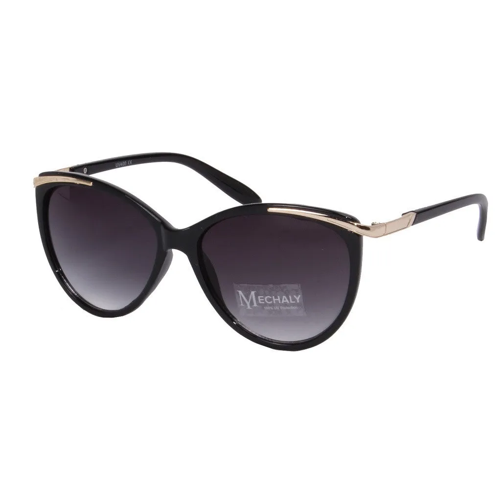 Mechaly Cat Eye Style Black Sunglasses