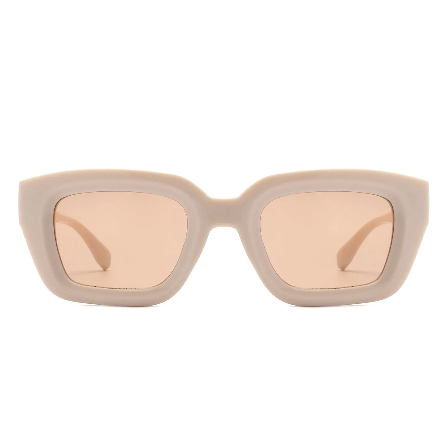 Moonluxe - Classic Retro Square Tinted Fashion Sunglasses