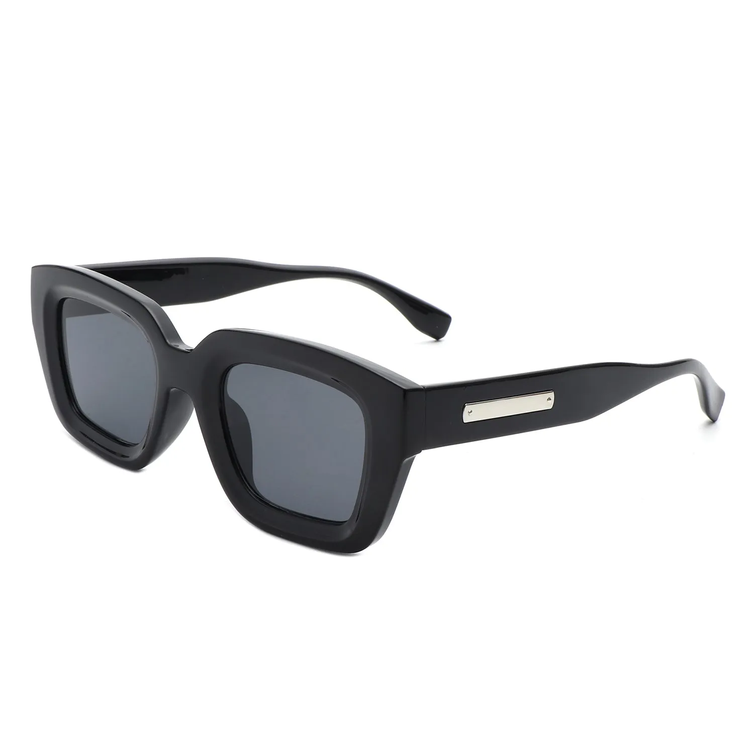 Moonluxe - Classic Retro Square Tinted Fashion Sunglasses