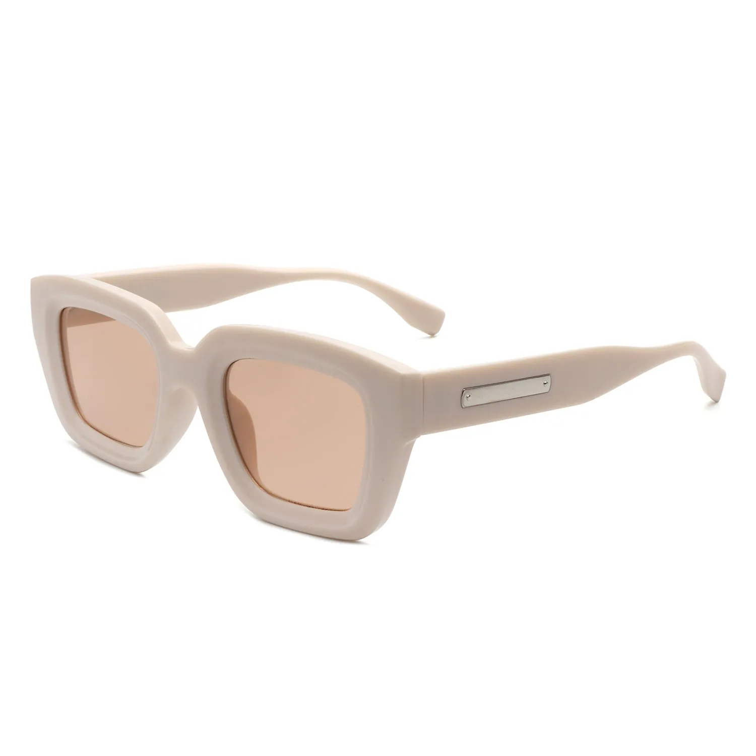 Moonluxe - Classic Retro Square Tinted Fashion Sunglasses