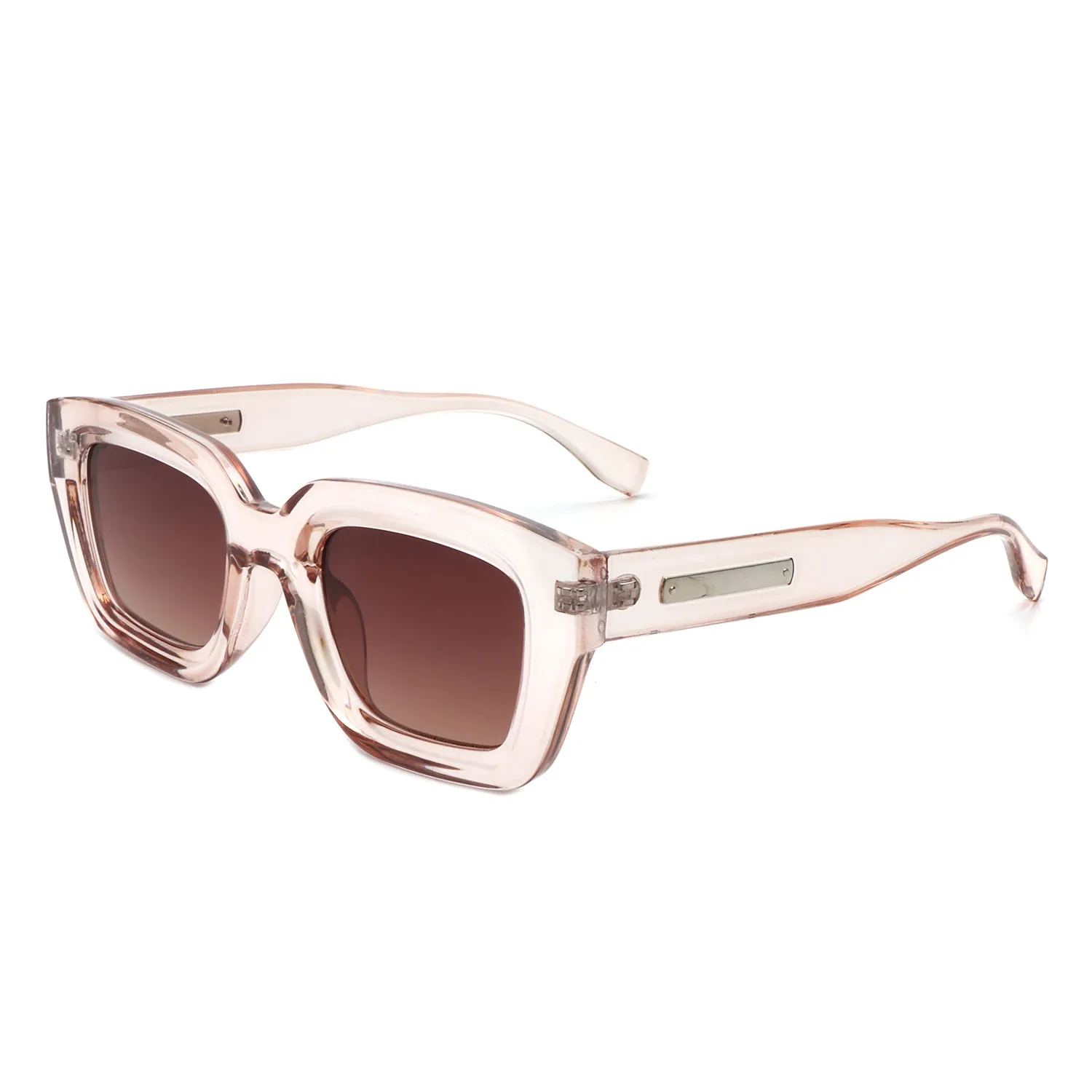 Moonluxe - Classic Retro Square Tinted Fashion Sunglasses