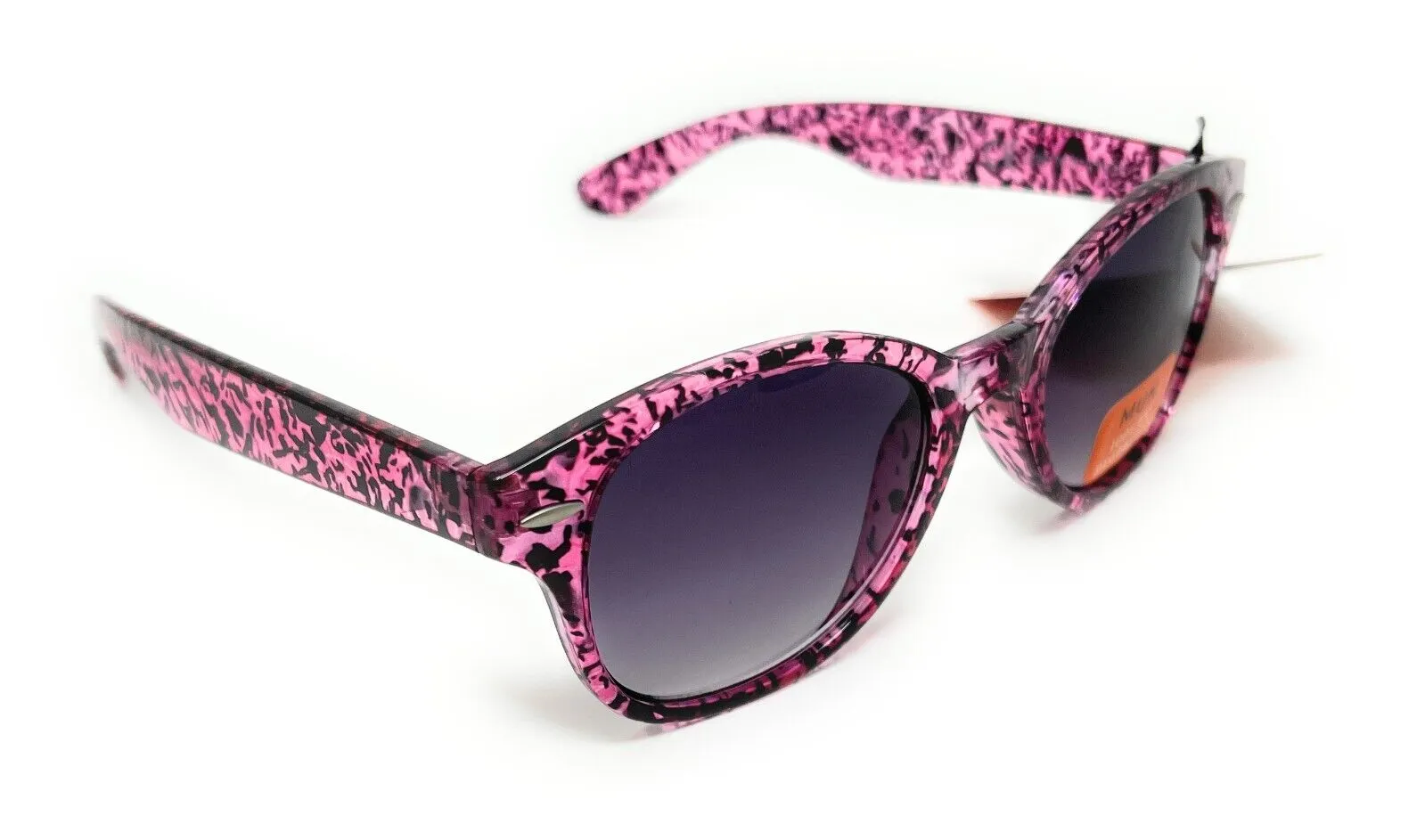 MUK Sunglasses Pink Purple Animal Print Frame 7833