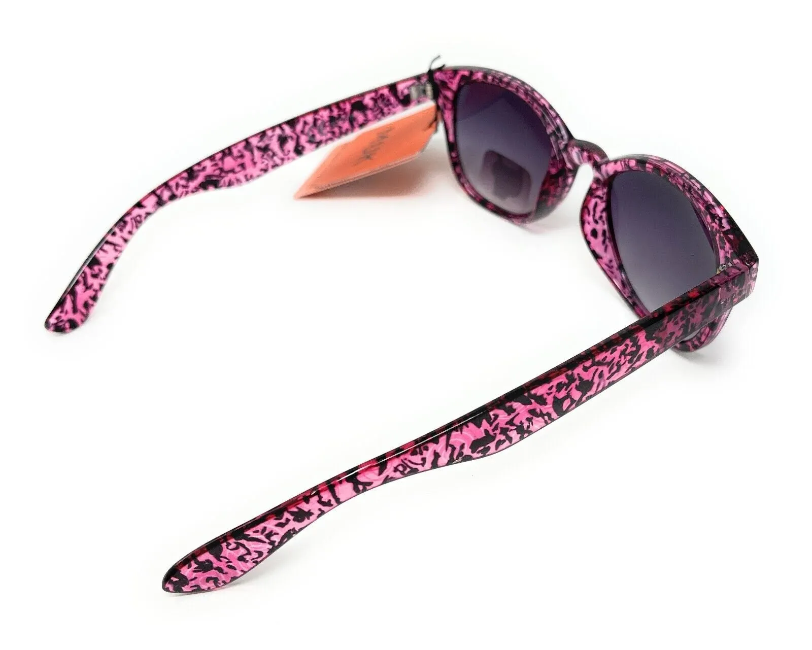 MUK Sunglasses Pink Purple Animal Print Frame 7833