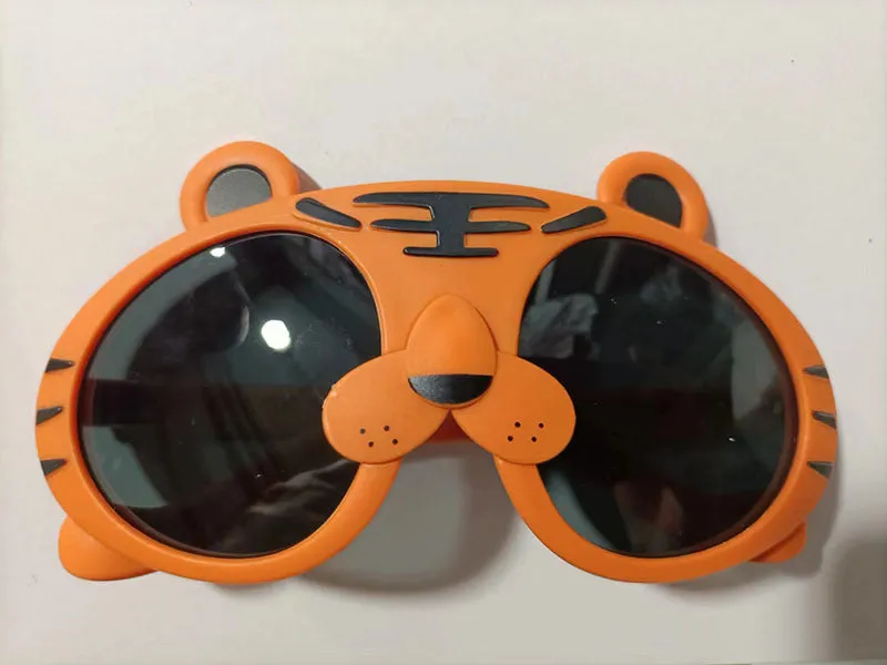 New Cartoon Panda Silicone Sunglasses Children's Outdoor Polarized Sunglasses Cute Party Glasses