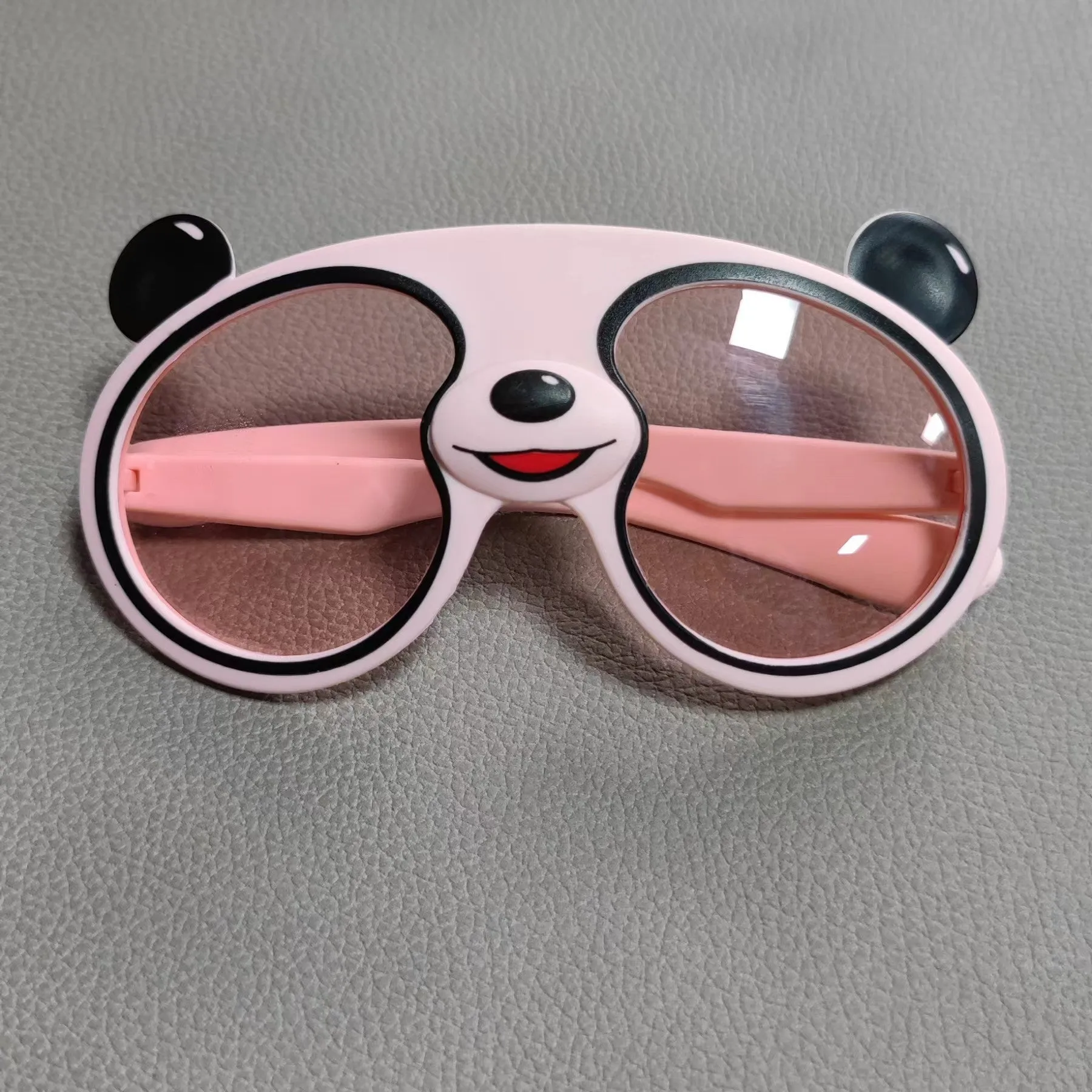 New Cartoon Panda Silicone Sunglasses Children's Outdoor Polarized Sunglasses Cute Party Glasses