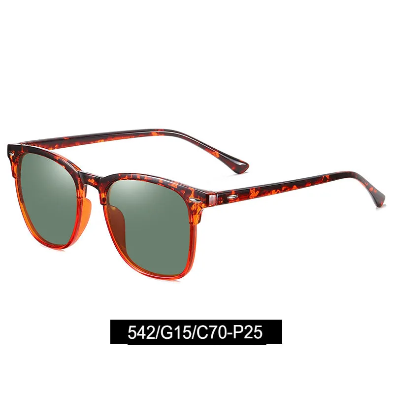 New polarized sunglasses, classic retro men's sunglasses.