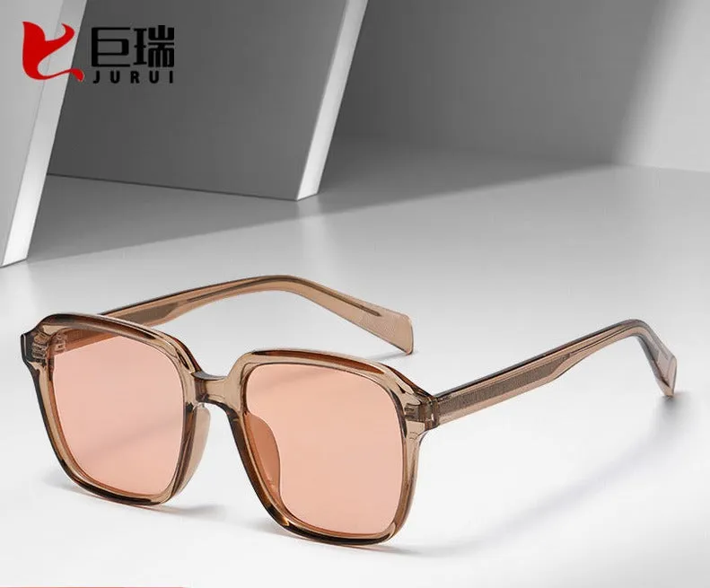 New retro polarized visor sunglasses fashion transparent tr frame sunglasses outdoor driving sunglasses