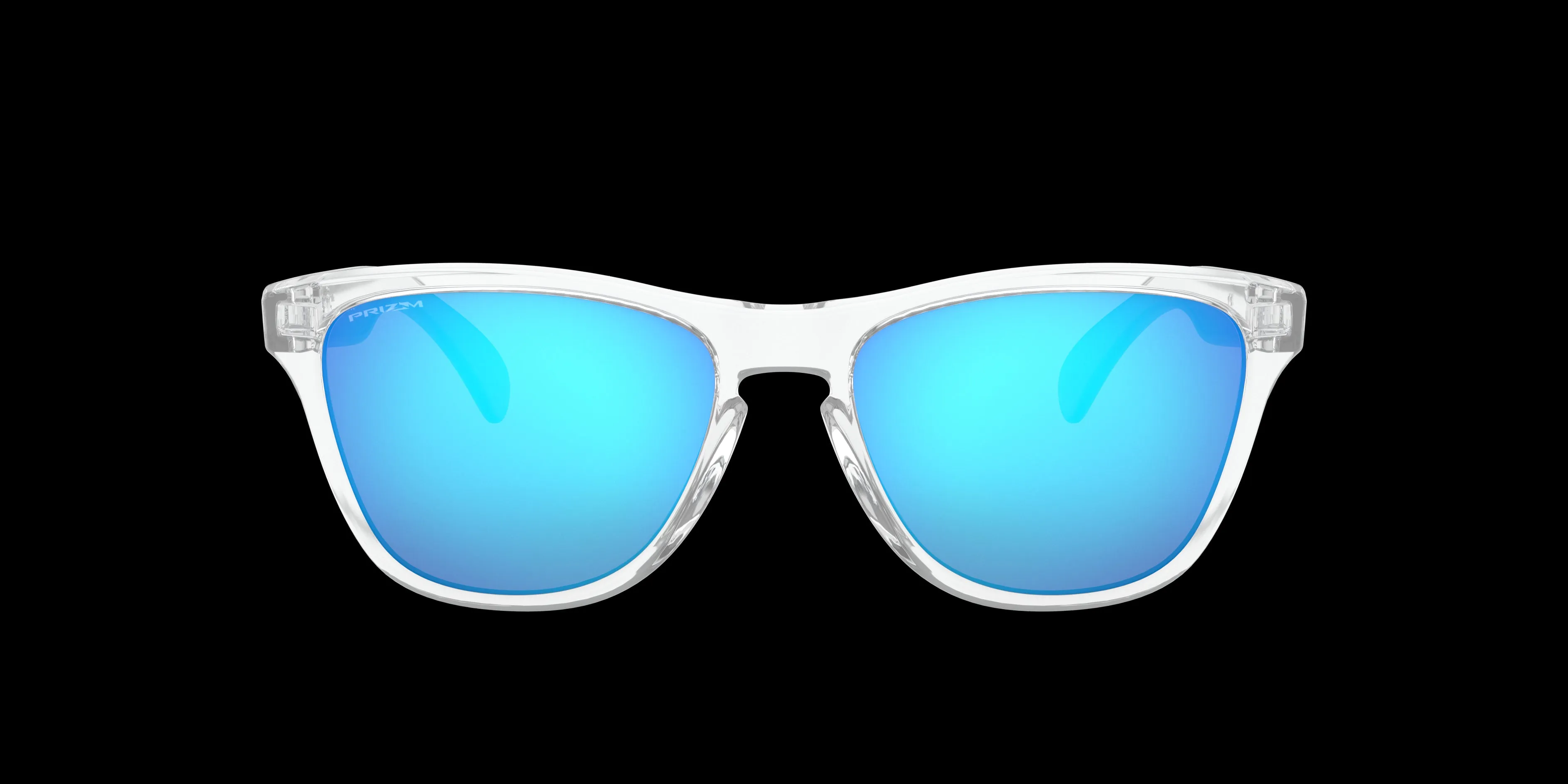 Oakley Frogskins Xs Polished Clear W/ Prizm Sapphire