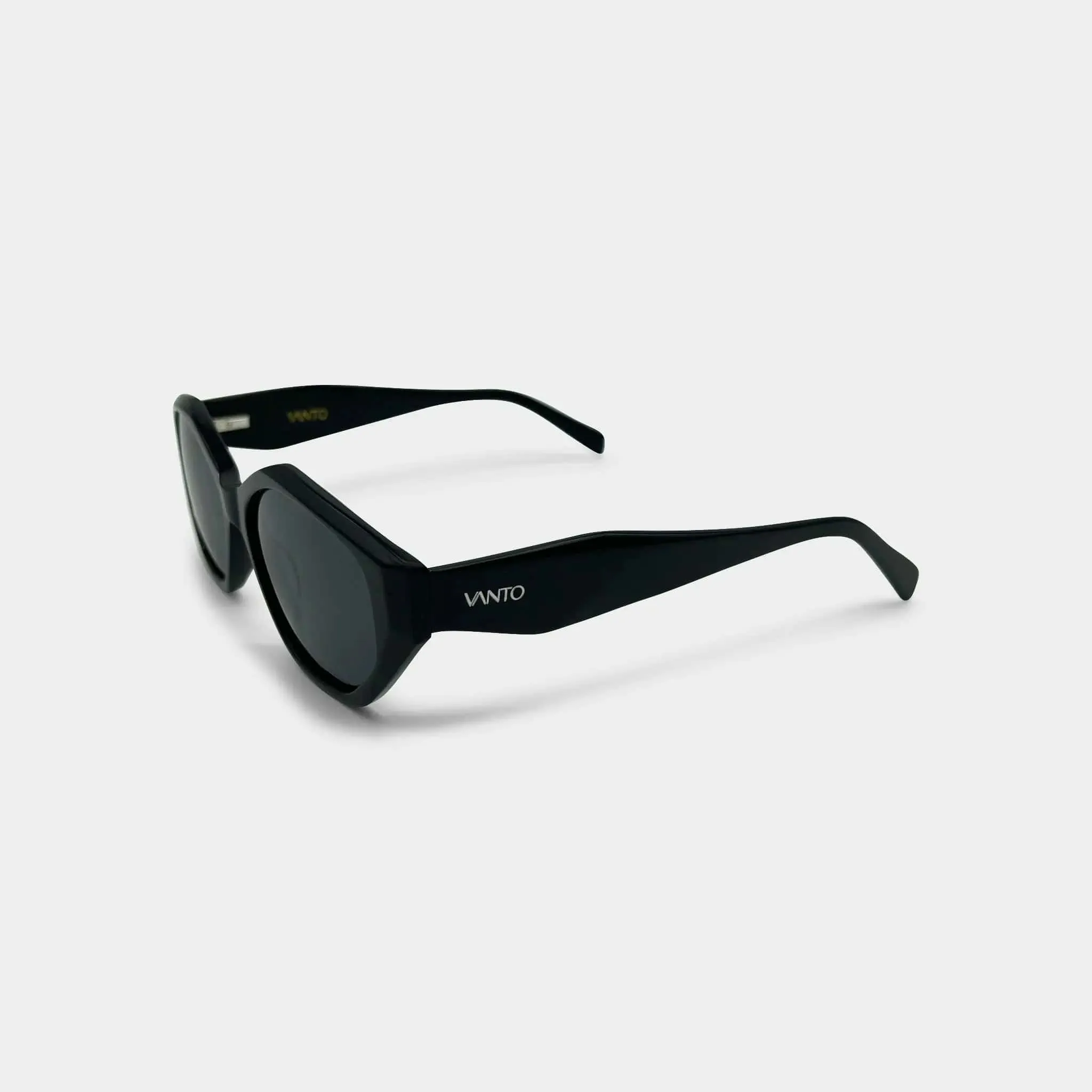 Odyssey  Black Acetate Geometric Frame