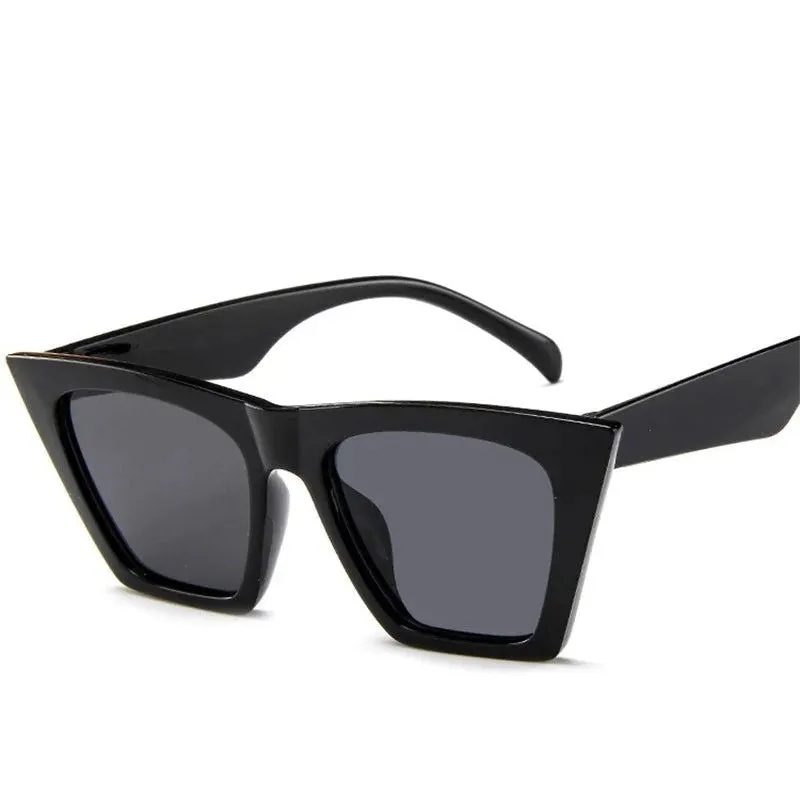 Old School Vibes Oversize Cat Eye UV400 Sunglasses