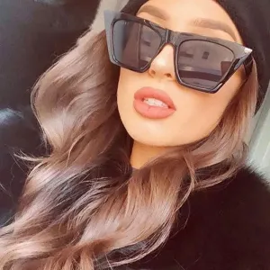 Old School Vibes Oversize Cat Eye UV400 Sunglasses