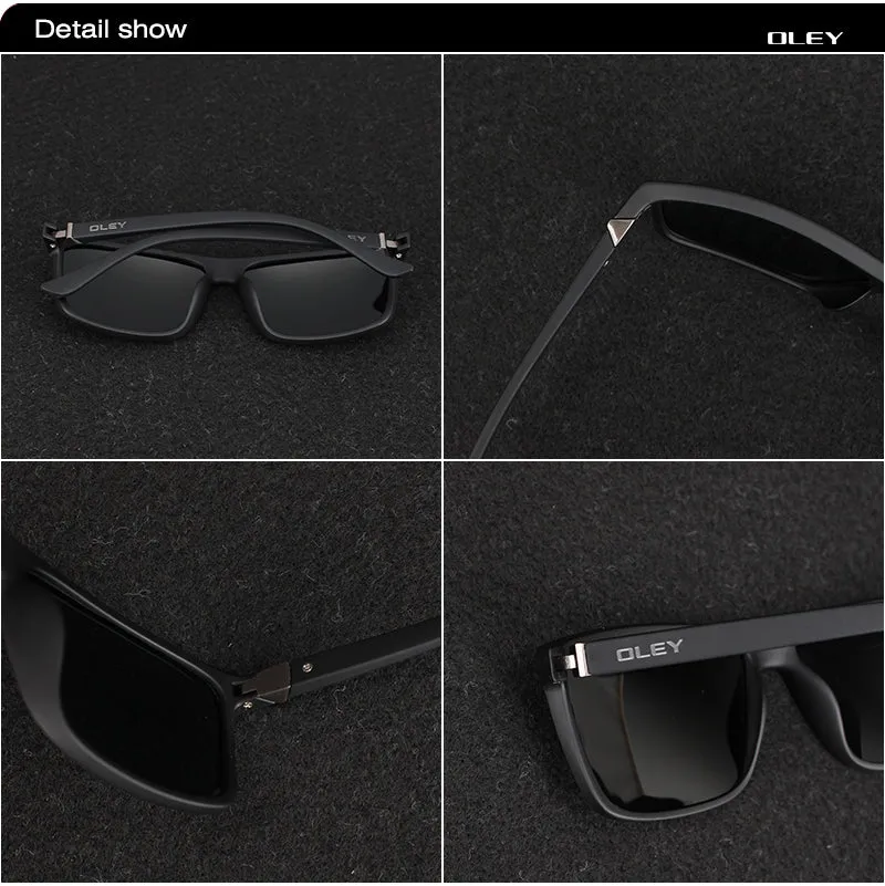 Oley Brand Sunglasses Men Classic Male Square Glasses Driving Travel Eyewear Unisex Y6625