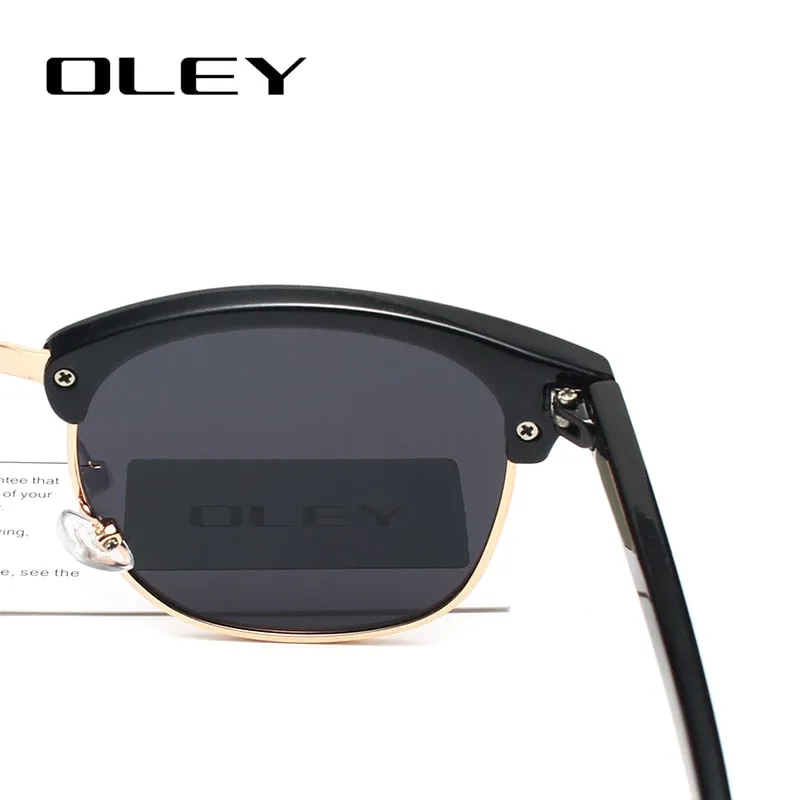 Oley Brand Women Polarized Sunglasses Classic Round Uv Unisex Y1605