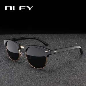 Oley Brand Women Polarized Sunglasses Classic Round Uv Unisex Y1605