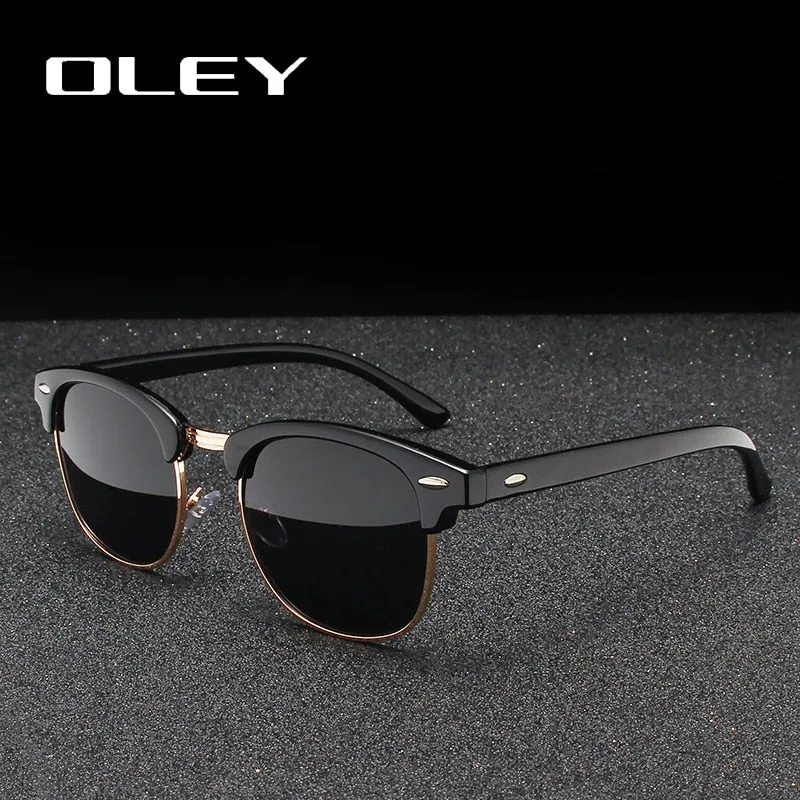 Oley Brand Women Polarized Sunglasses Classic Round Uv Unisex Y1605