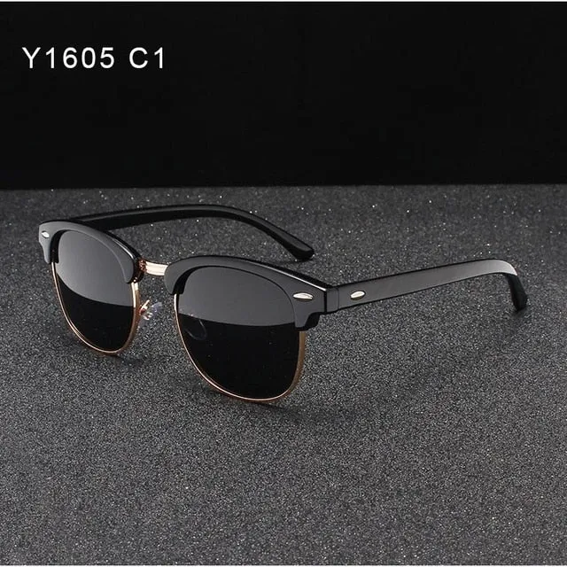 Oley Brand Women Polarized Sunglasses Classic Round Uv Unisex Y1605