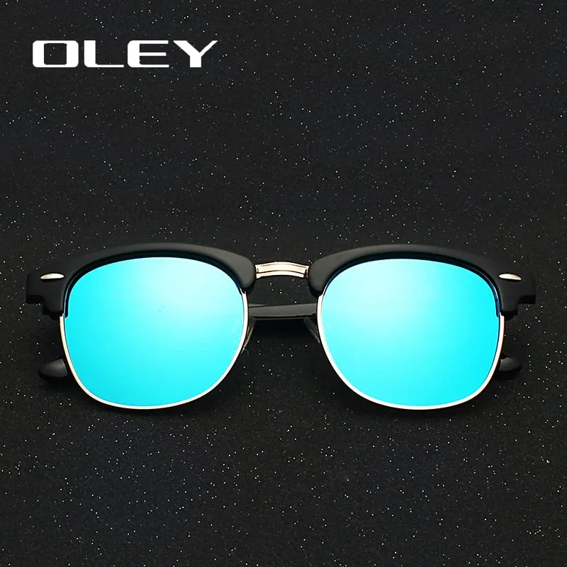 Oley Brand Women Polarized Sunglasses Classic Round Uv Unisex Y1605