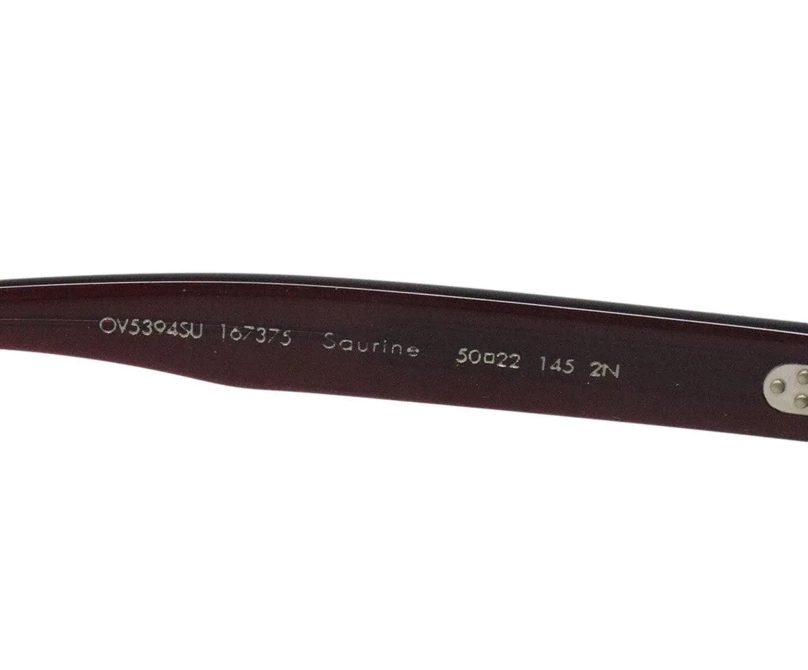 Oliver People Burgundy Plastic Sunglasses