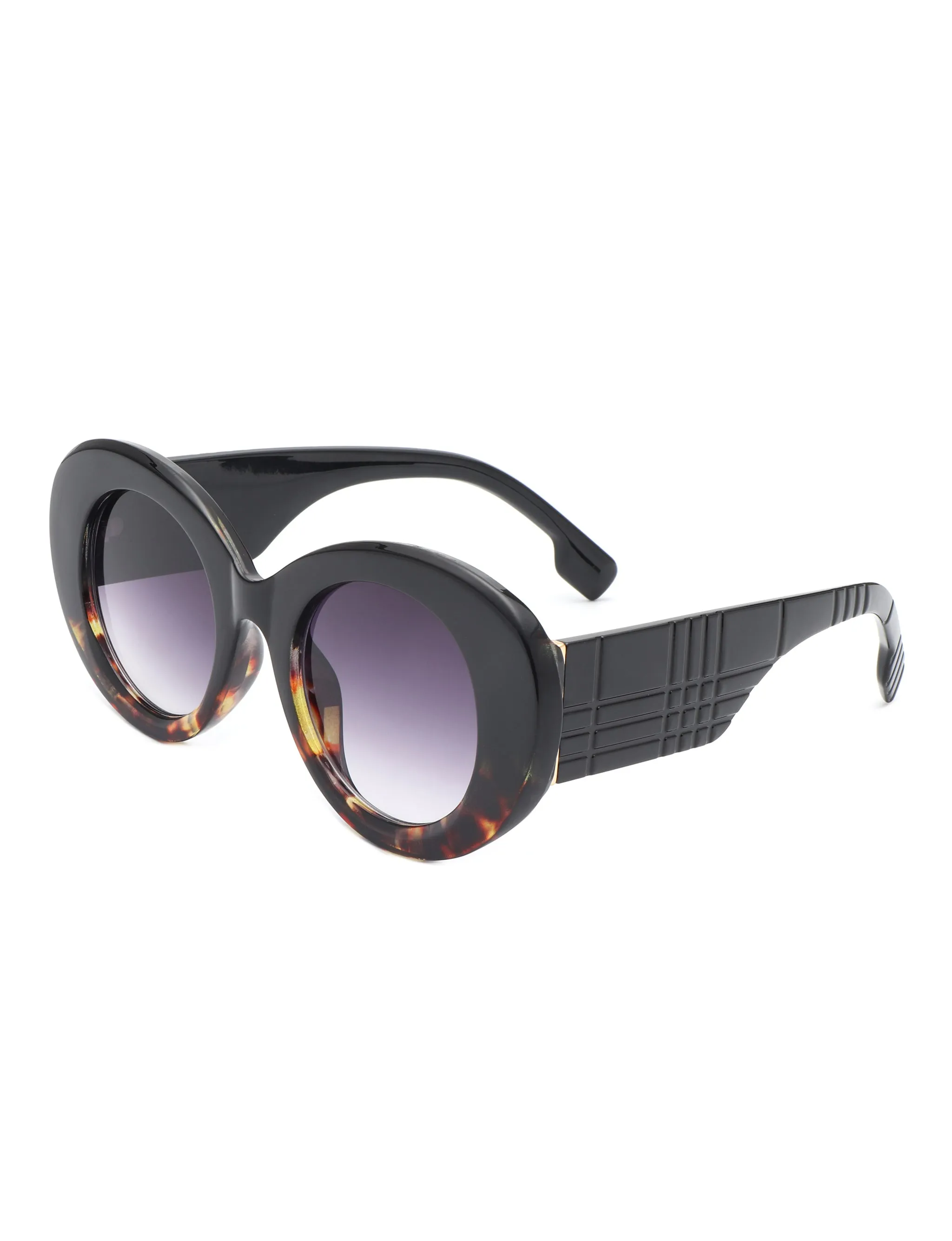 Optic - Round Oval Oversized Women's Fashion Sunglasses