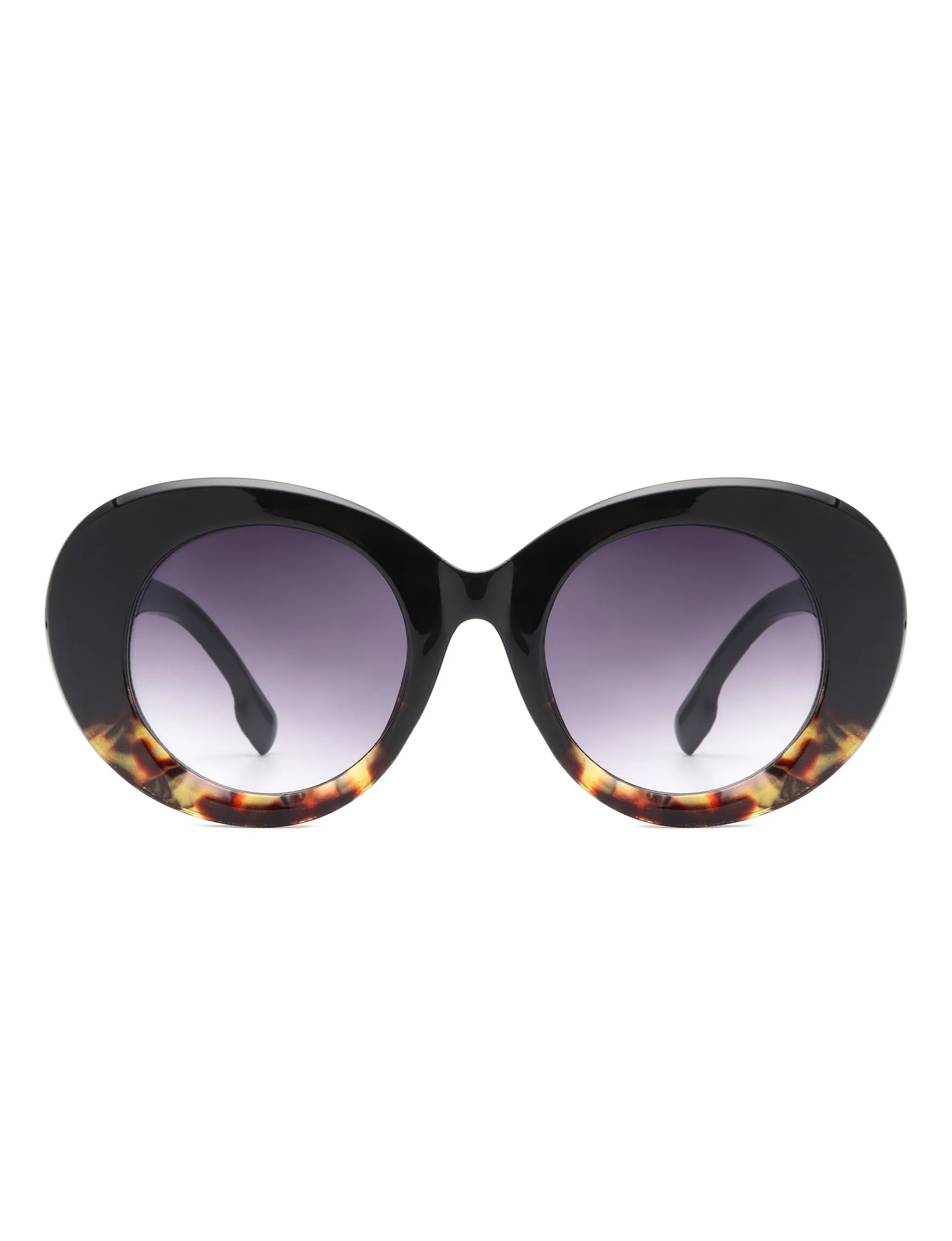 Optic - Round Oval Oversized Women's Fashion Sunglasses