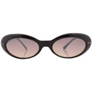 OVALDO Black/Smoke Oval Sunglasses