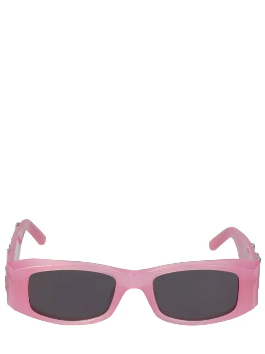 Palm Angels   Angel squared acetate sunglasses 