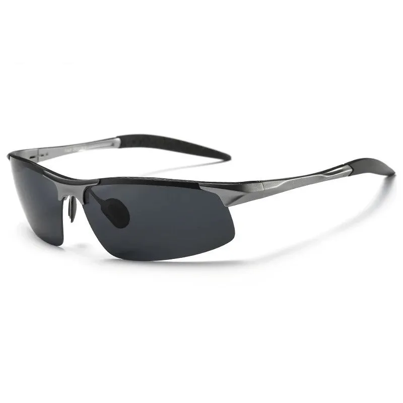 Polarized Semi-Rimless Sunglasses