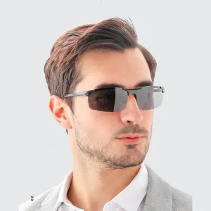 Polarized Semi-Rimless Sunglasses