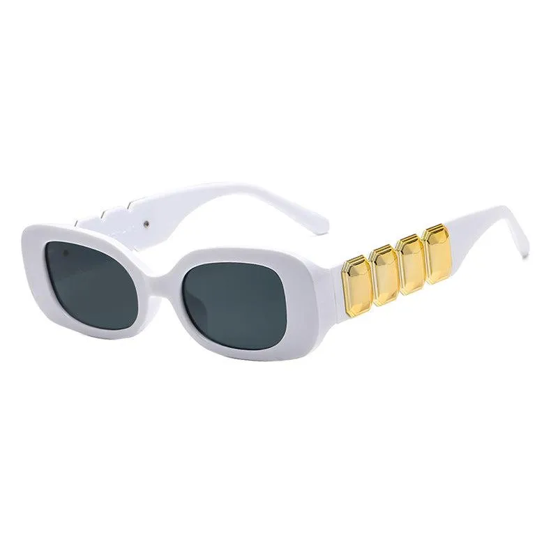 Pre Order: Embellished Square Frame Sunglasses