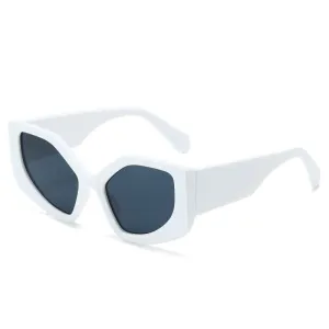 Pre Order:  Retro Irregular Frame Cat Eye Sunglasses