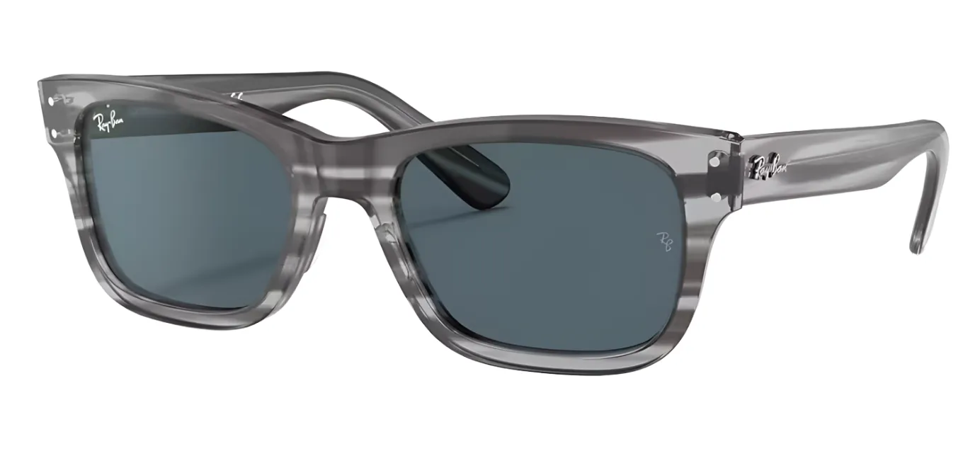 Ray-Ban Burbank Non-Polarized Sunglasses - Polished Gray/Blue