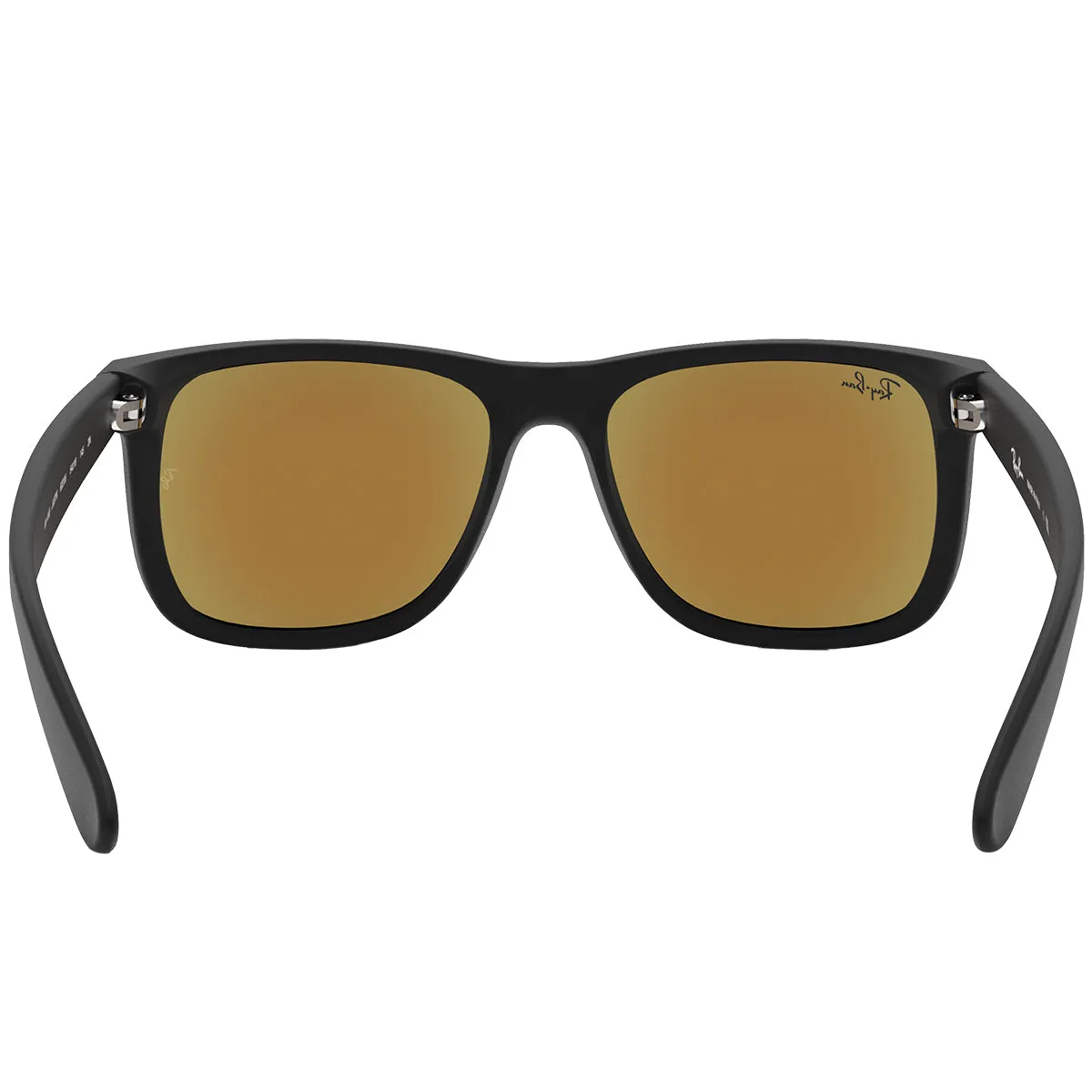 Ray-Ban Justin Color Mix Mirror Sunglasses - Matte Black/Blue