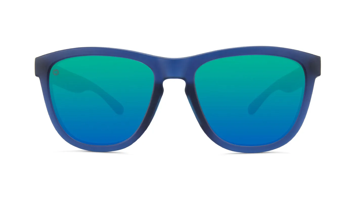 Rubberized Navy / Mint Premiums Sport Sunglasses