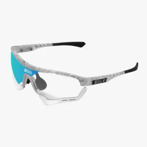 SCICON AEROTECH FROZEN WHITE Sunglasses - PHOTOCHROMIC BLUE LENS