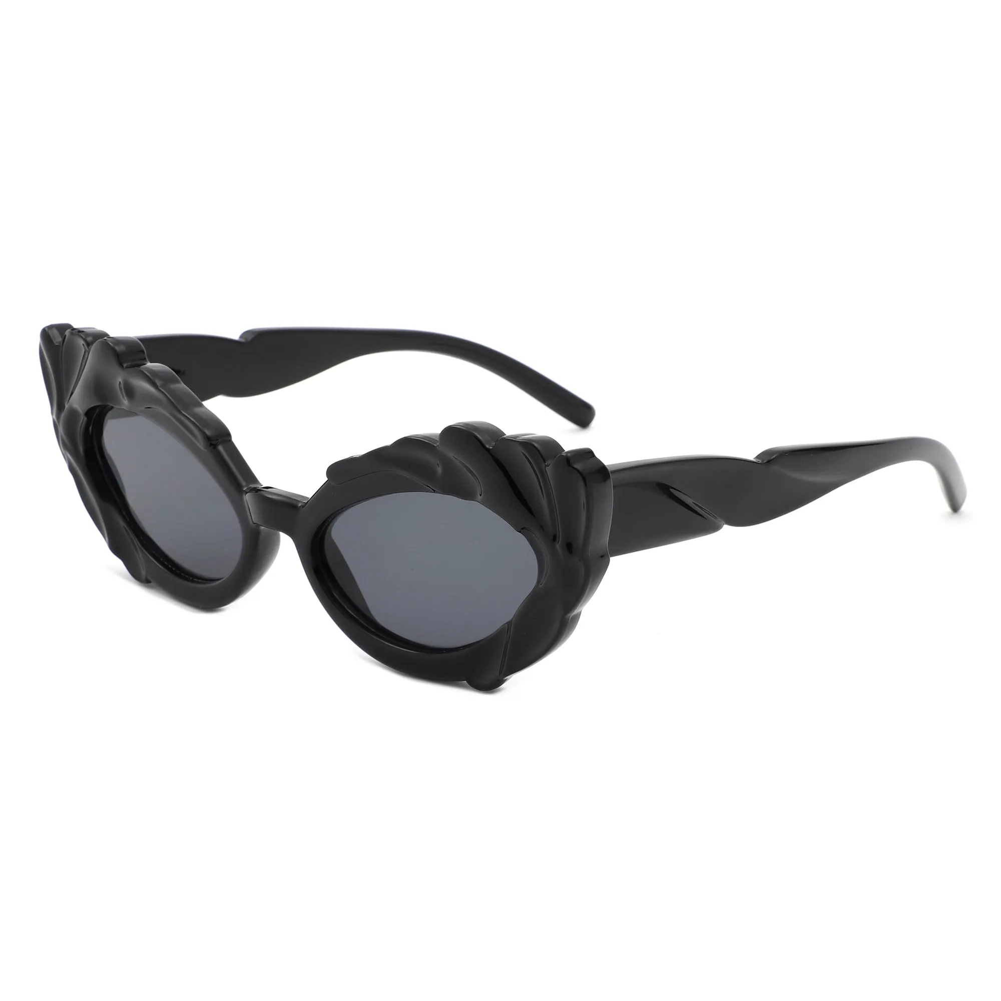 Snapp - Modern Sculpted Cat Eye Fashion Women's Sunglass