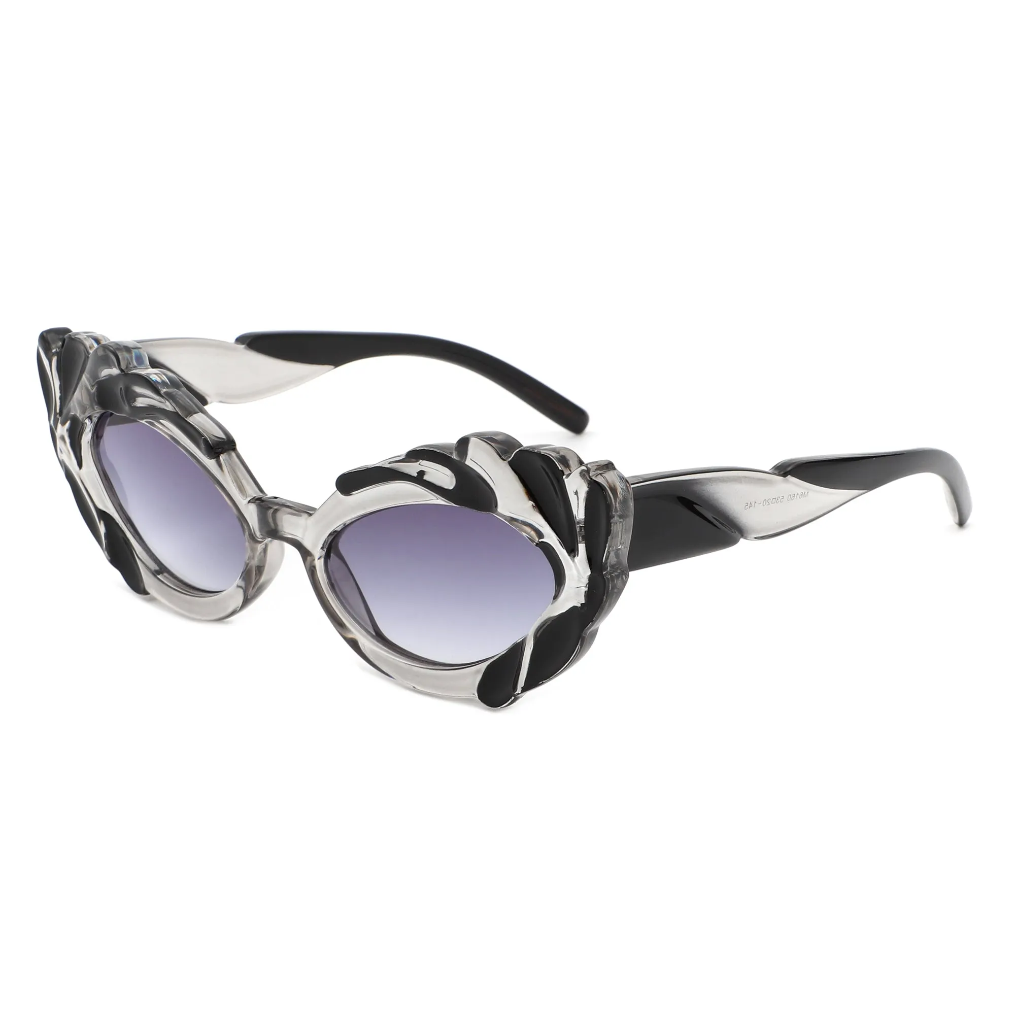 Snapp - Modern Sculpted Cat Eye Fashion Women's Sunglass