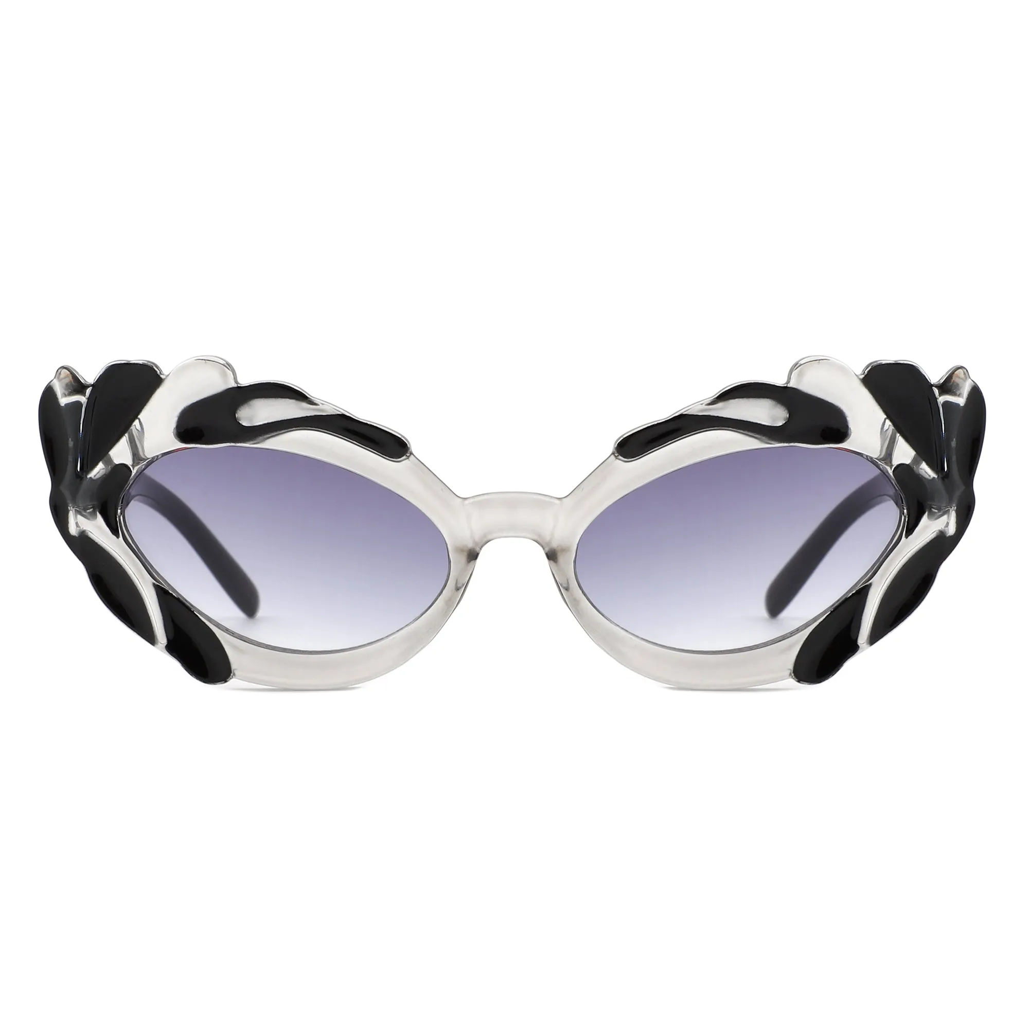 Snapp - Modern Sculpted Cat Eye Fashion Women's Sunglass