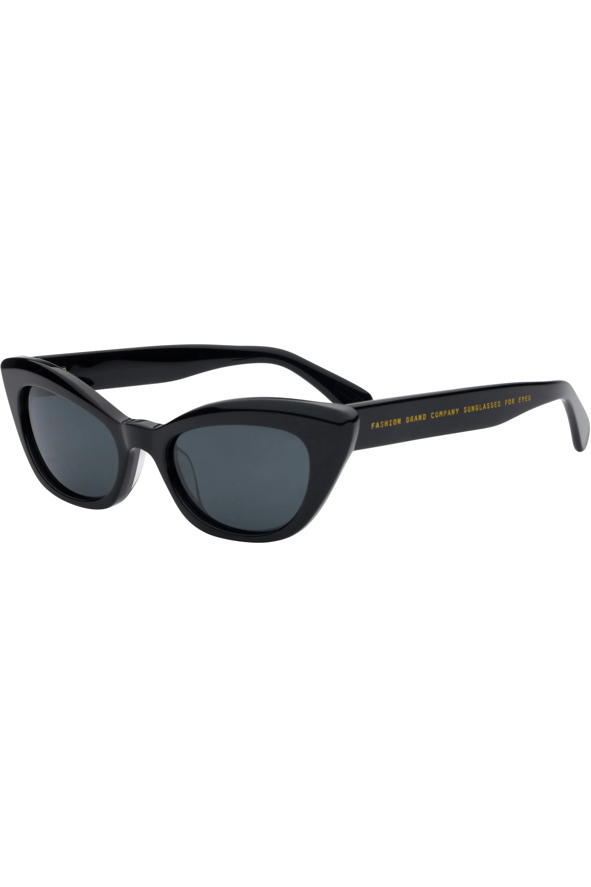 Sneaky Spy Cat Eye Sunglasses Black