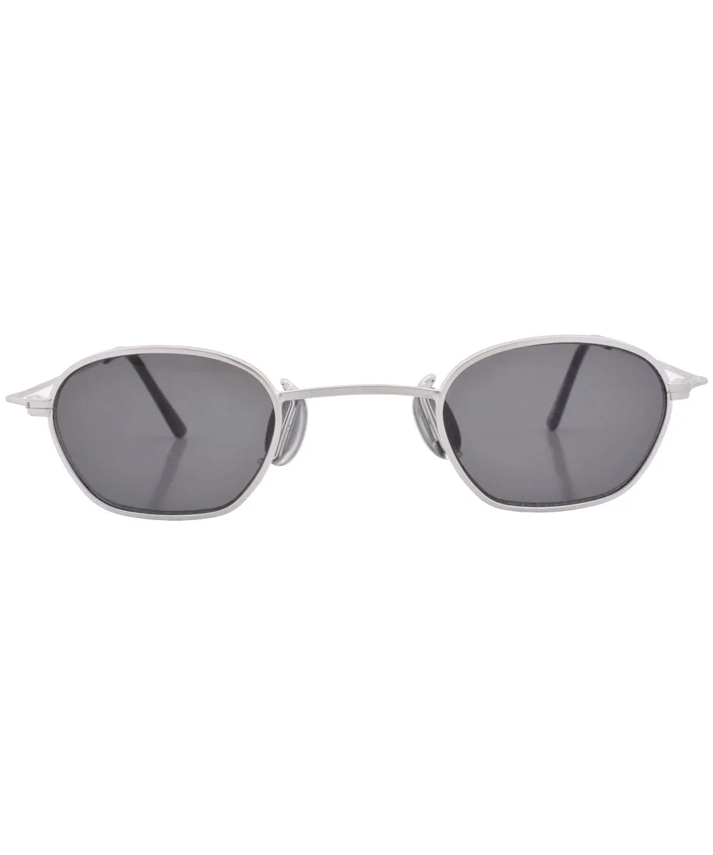 STAMPS Silver Round Sunglasses