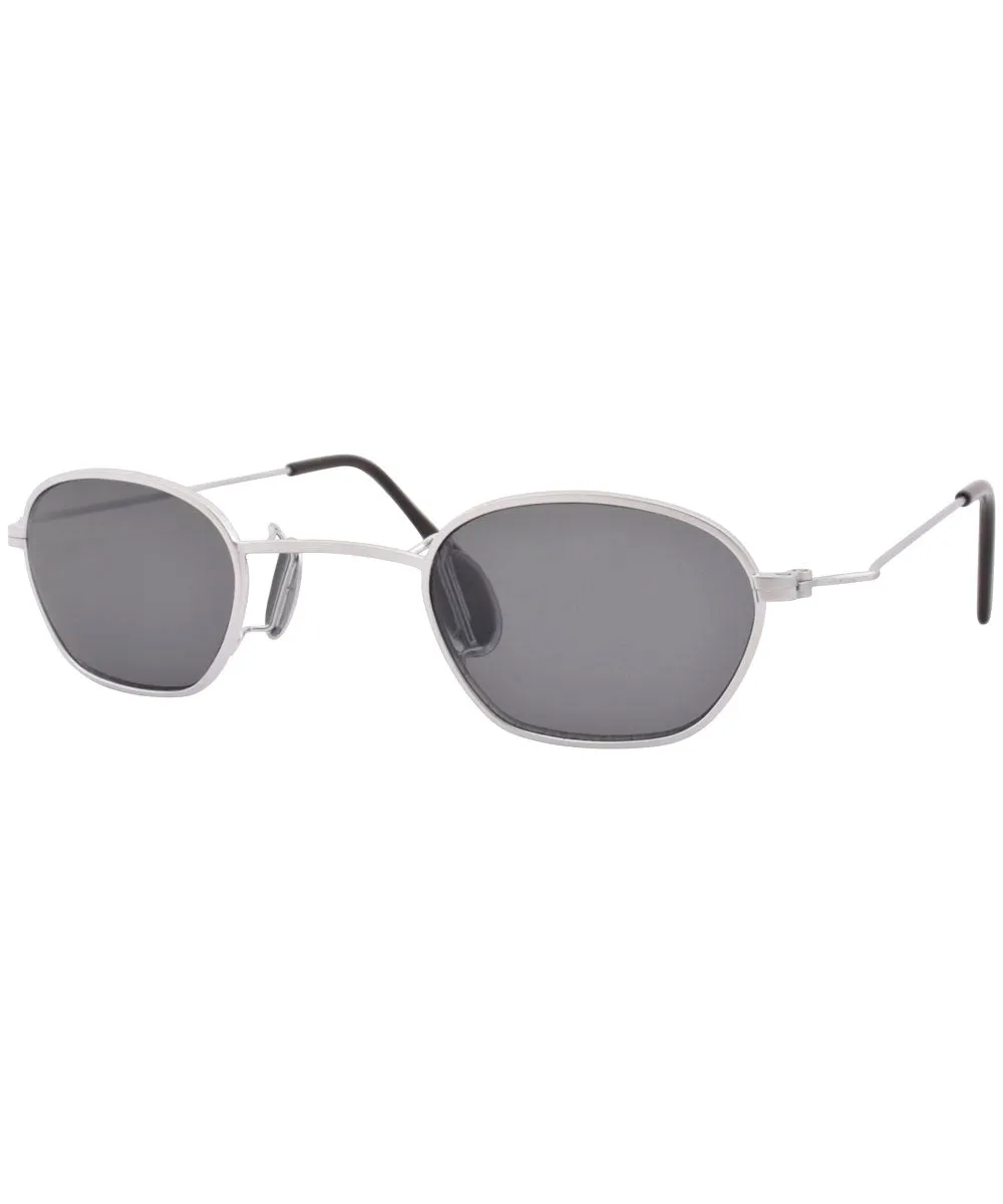 STAMPS Silver Round Sunglasses